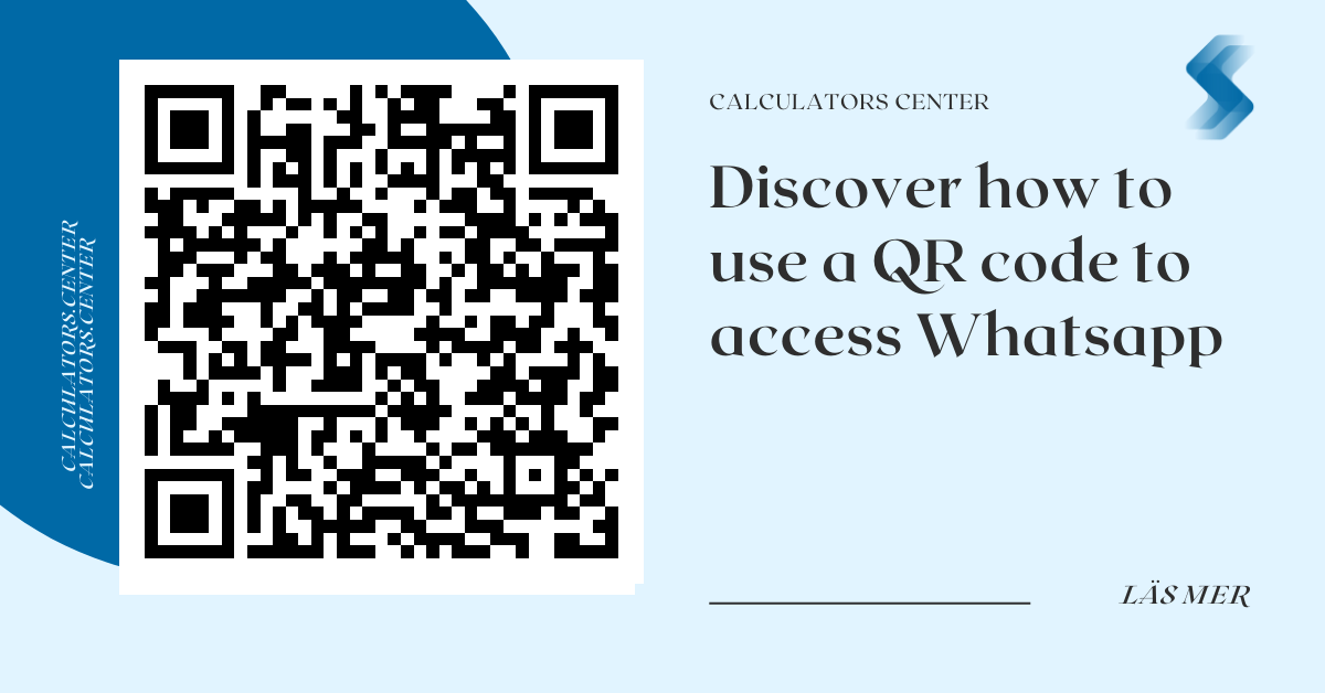 Discover how to use a QR code to access Whatsapp