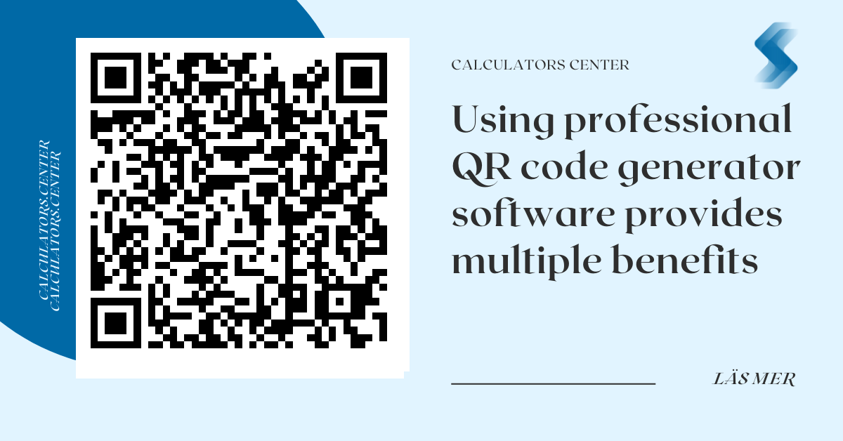 Using professional QR code generator software provides multiple benefits