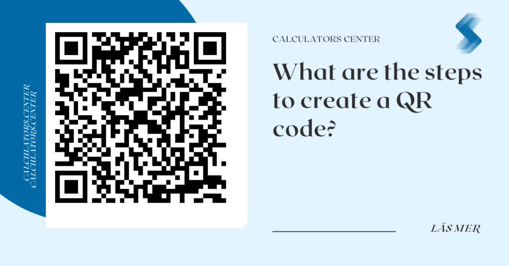 What are the steps to create a QR code?