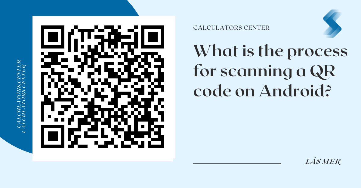 What is the process for scanning a QR code on Android?